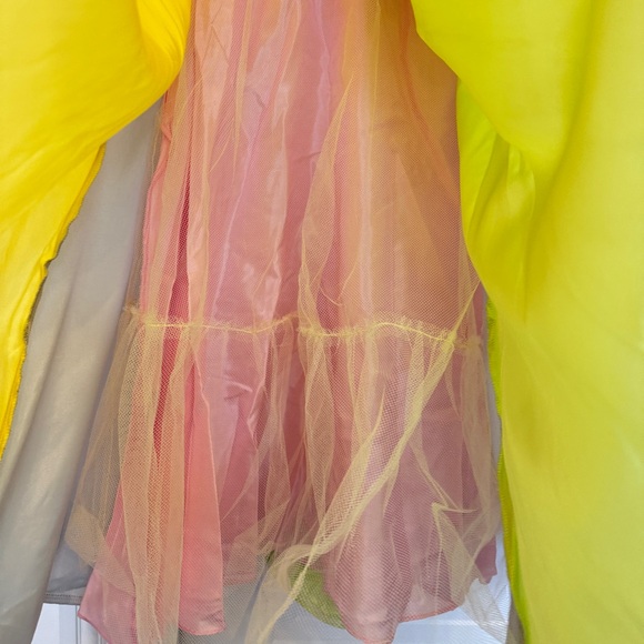 NWOT BETSEY JOHNSON CIRCUS  2005 BOWS STRIPED 6 AS SEEN ON BETSEY EVENING - Picture 8 of 9